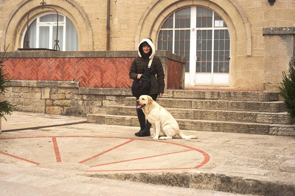 passeggiata con il nostro retriever a san marino